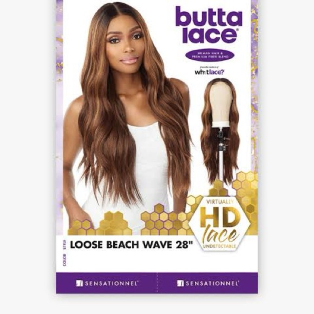 Loose Beach Wave 28" Wig - Brown
